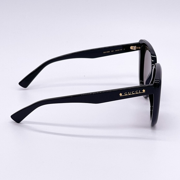 NEW GUCCI G1169S 001 BLACK BROWN WOMEN OVERSIZED SUNGLASSES GUCCI - Picture 11 of 15